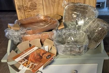 NEW Copper Chef 5pc set 11" Frying Pan & Pot  Fryer Basket & Cookbook