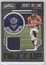 2021 Panini Playbook Next Up Jerseys Javonte Williams #NXT-JWI 0a3