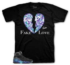 Shirt To Match Retro 8 Aqua Shoes AJ8 Aquatone - Love Sneaker Tees