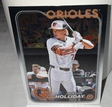 2024 Topps Chrome Jackson Holiday Rookie RC Baltimore Orioles #88