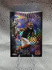 2025 Topps Chrome #ACT-5 Ja’Marr Chase XFractor Refractor All Chrome Team