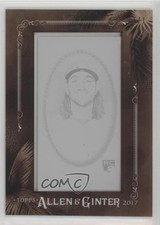 2017 Allen & Ginter Framed Printing Plate Mini Black 1/1 Robert Gsellman #14 0a3
