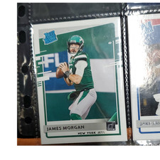 Panini Donruss James Morgan New York Jets Rated Rookie Card #339 2020. rookie card picture