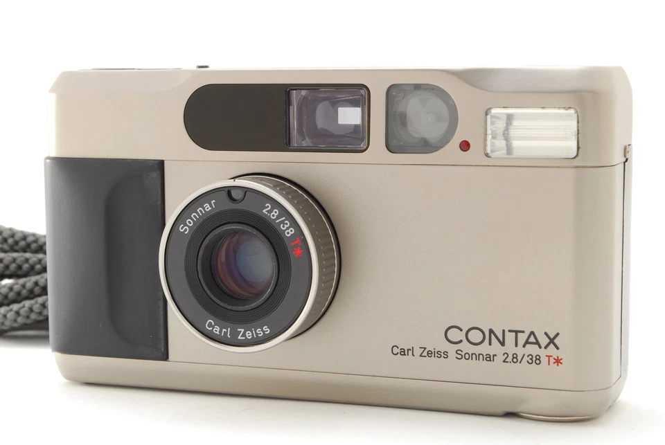 Contax T2 Titan Silver 35mm Point & Shoot 35mm Film Camera From JAPAN with Box - Image 2 of 4