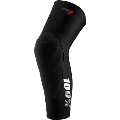 100% Teratec MTB Mountain Bike Knee Guards Black XL