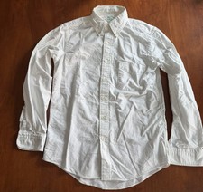 Brooks Brothers Made In USA OCBD White 15.5/33