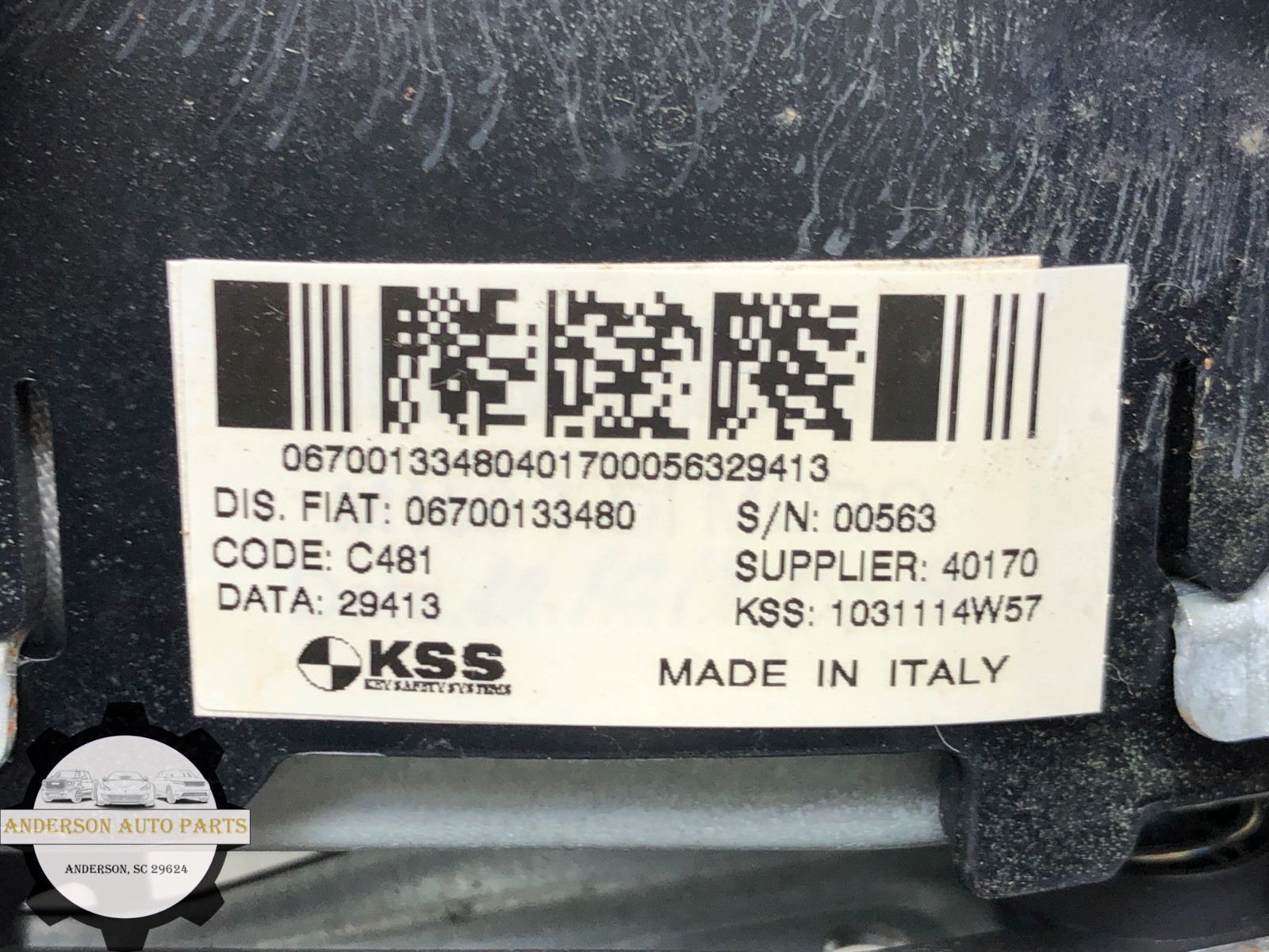 2014-2023 MASERATI GHIBLI QUATTROPORTE LEFT DRIVER STEERING WHEEL AIRBAG BROWN