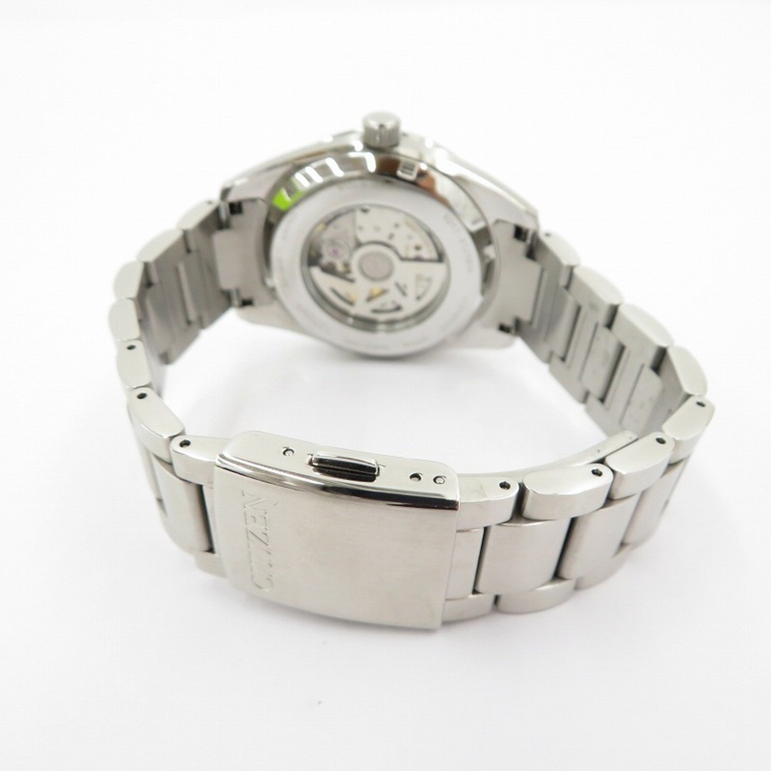 Citizen Watch Analog Automatic Used Men’s Silver 4.1cm Pre-owned From Japan From image 6