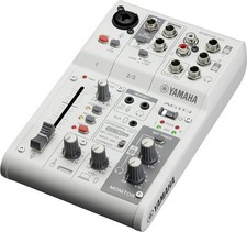 Mixer streaming live Yamaha 3 canali bianco AG03MK2 W