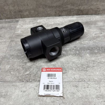 Norgren R17-600-RGLA General Purpose Regulator, 3/4'' NPT Ports, 0-125 PSIG, New