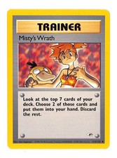 Misty's Wrath 2000 Pokemon Gym Heroes 114/132 WOTC Unlimited Trainer Card on eBay