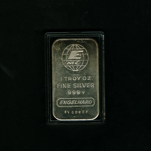 1oz .999 Silver Bar -  Vintage Engelhard Canada - Maple Leaf Design #PV00977