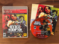 Red Dead Redemption PS3 PlayStation 3 Game of The Year Edition - CIB TESTED