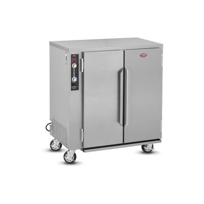 FWE MT-1220-20 Mobile Heated Holding Cabinet, 2-Door, Solid Door, 20 12''x20'' ...
