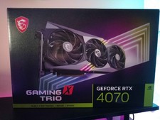 MSI Gaming X Trio Nvidia GeForce RTX 4070 Used in box, OG packaging 