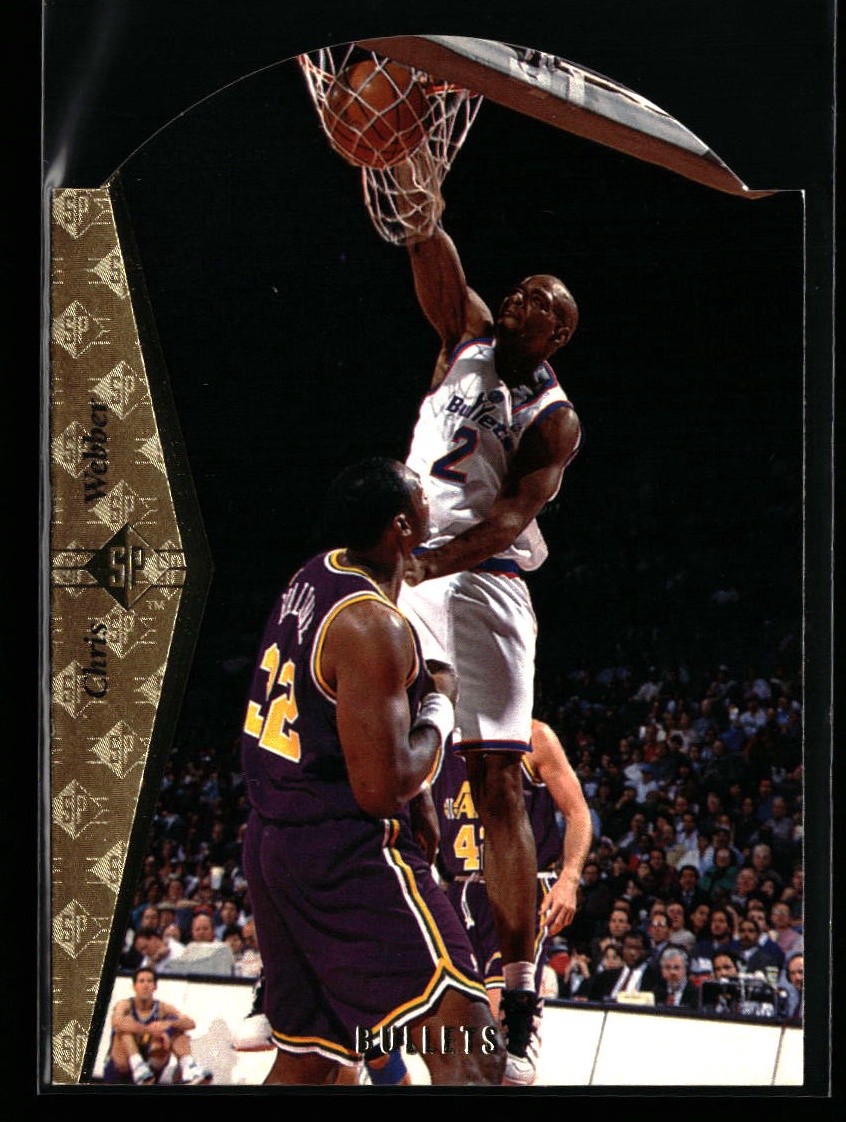 Chris Webber 1994-95 SP #D161 Die Cut Washington Bullets