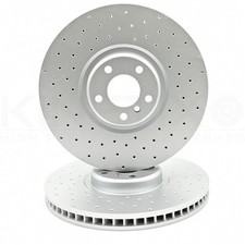 PAAR QUER GELOCHTE PERFORMANCE BREMSSCHEIBEN VORNE F�R BMW X5M 4.4 E70 395mm