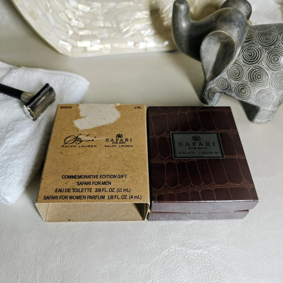 RARE! Ralph Lauren Safari for Comemmorative Gift Set VINTAGE NEW IN BOX - Image 2 of 3