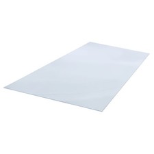 Plaskolite 18" x 24" x 0.080 5/64" Clear Acrylic Sheet Pack of 10 Plaskolite