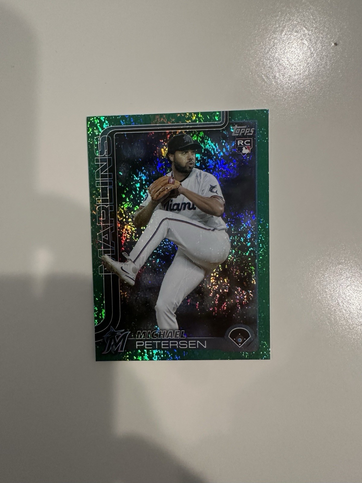 2025 Topps Update Series - Michael Petersen #US49 Holofoil (RC) Green