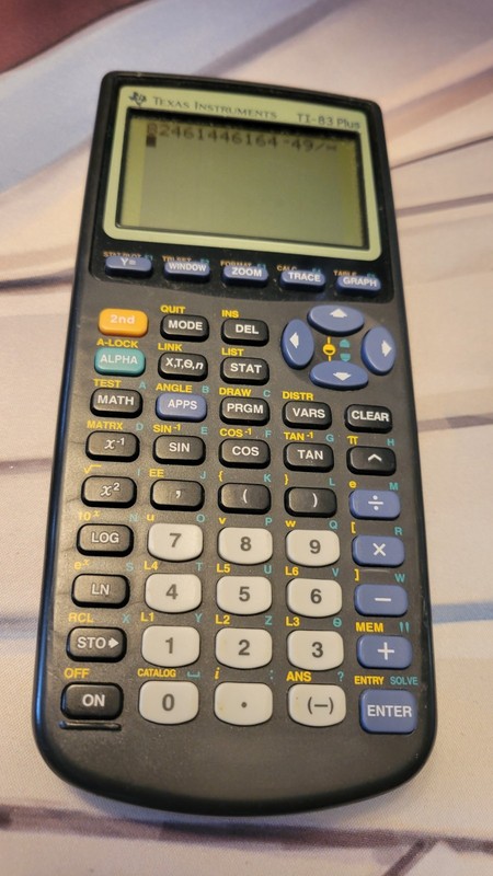 Texas Instruments TI-83 Plus Graphing Calculator - Black (83PL/TBL/1L1/A)