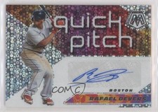 2021 Panini Mosaic Quick Pitch Rafael Devers #QPA-RD Auto 0c2