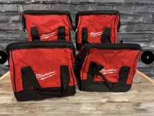 FOUR MILWAUKEE 11 x 10 x 8" SMALL/MEDIUM CANVAS CONTRACTOR TOOL BAG SET NEW