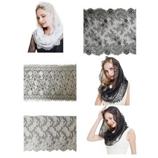 Lace Chapel Veil Scarf Mantilla Veil Catholic Church Veil Lace Head Cover