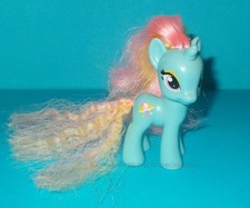MY LITTLE PONY DEWDROP DAZZLE BLUE FIGURE BRUSHABLE CHARACTER UNICORN TOY