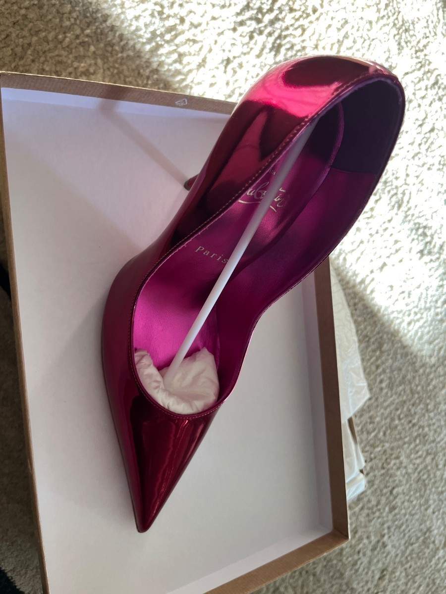 Brand New Christian Louboutin Miss Z Metallic Fuschia 40 | eBay