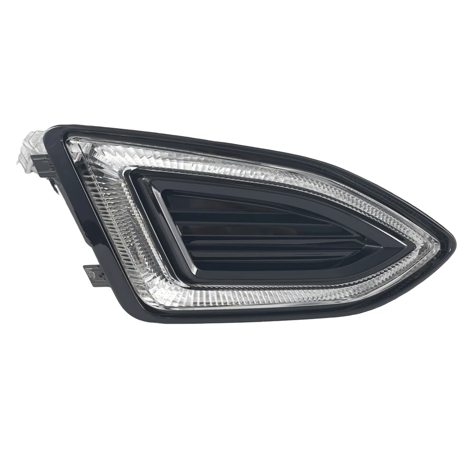 Luz antiniebla transparente LED para parachoques delantero derecho compatible con Ford Edge 2015-2018 lámpara de conducción DRL Foto 4 de 4