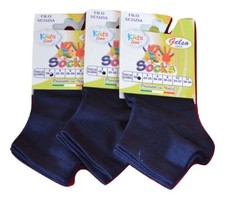3 PAIRS SHORT SOCKS BABY THREAD SCOTLAND MULBERRY ART. 116 MADE ITALY