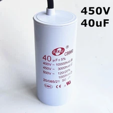 CBB60 40MFD 40uF 450VAC 450V Motor START Running Capacitor for Washer WATER PUMP