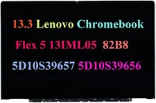 NEW 5D10S39657 for Lenovo Flex 5 CB-13IML05 82B8 LCD Touch Screen Assembly+Bezel