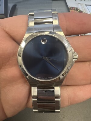 Movado Men's Watch Steel Museum Model 16 1 14 1071 43mm Full Movado Men's Watch Steel Museum Model 16 1 14 1071 43mm Full