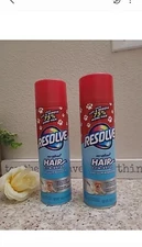  Resolve Pet Hair Eliminator Carpet Cleaner & Vacuum booster, 18.oz Lot Of 2