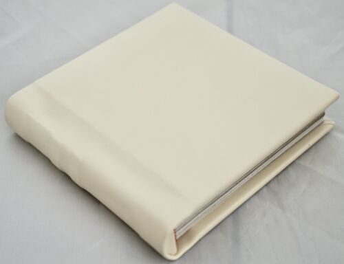 4x5 Ivory Self Mount Wedding/Parent Photo Album - 30 Photo (Engraving Available) - Picture 1 of 3