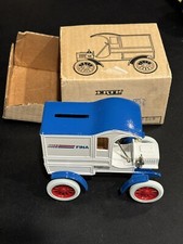 Vintage ERTL 1905 Ford Delivery Car FINA Coin Bank  9043.