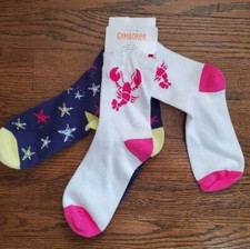 NEW GYMBOREE Girls 5/7 Lobster/starfish Socks
