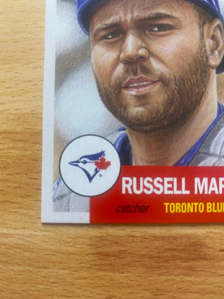 Topps Living Set Card #8 - Russell Martin - Print Run: 3953-Flawless! - Image 3 of 4