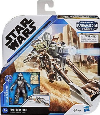 STAR WARS  MISSION FLEET - THE MANDALORIAN  SPEEDER BIKE  - Hasbro E9680 - NEU