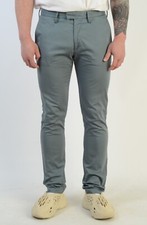 Acne Studios Max Satin Men's Grey/Green Cotton Pants Trousers Size 48