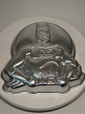 Vtg Batman 1989 Wilton DC Comics Birthday Cake Jello Mold Baking Pan ...
