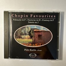 Chopin Favourites - Sonata No. 3 - Peter Katin - Piano CD By Hallmark Classics