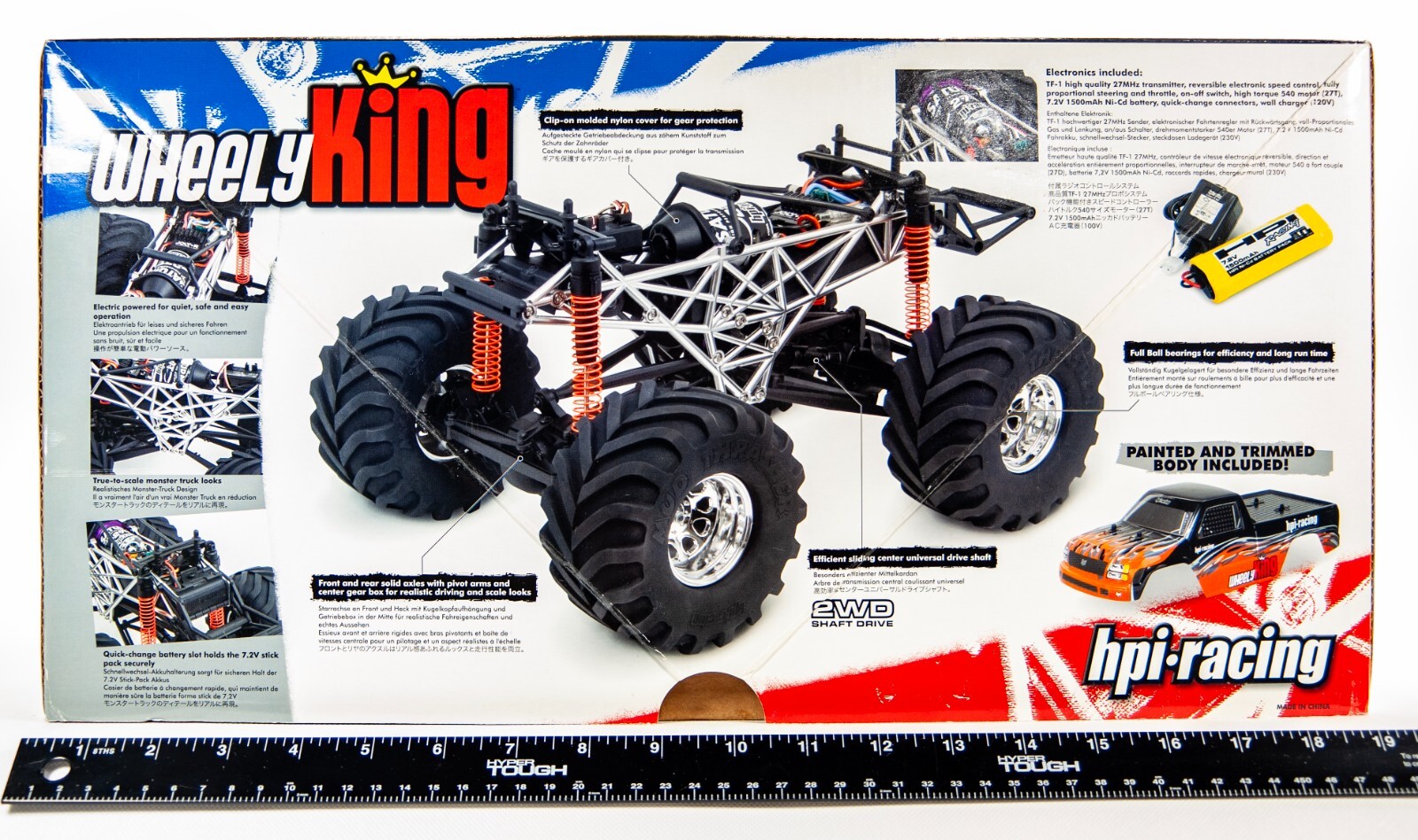 *NEW* HPI Racing Wheely King 1/12 2WD RC Monster Truck RTR 10820 WHEELIES!! eBay