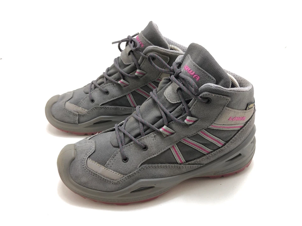 Lowa Damen Stiefel Trekkingstiefel Comfortschuh Grau Gr. 37 (UK 4)