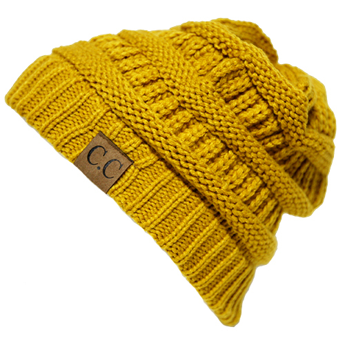 Warme CC Beanie Damen-Skimütze schlicht louch gestrickt Geschenk Weihnachten Winter - Bild 12 von 36