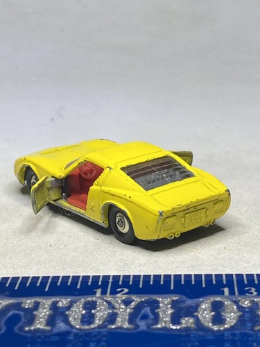 Vintage Matchbox Series - Lamborghini Lambo Miura 33a - Yellow - HTF By Lesney - Picture 6 of 9