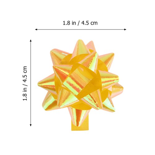 120 Pcs Ribbons and Stars Flowers Satin Bows for Bouquets Decorative Pull - Picture 10 of 12