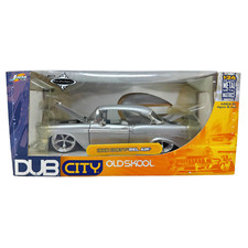 Jada Dub City Oldskool 1956 Chevy Bel Air 1:24 Diecast KMC Wheels 20 Inch DTS